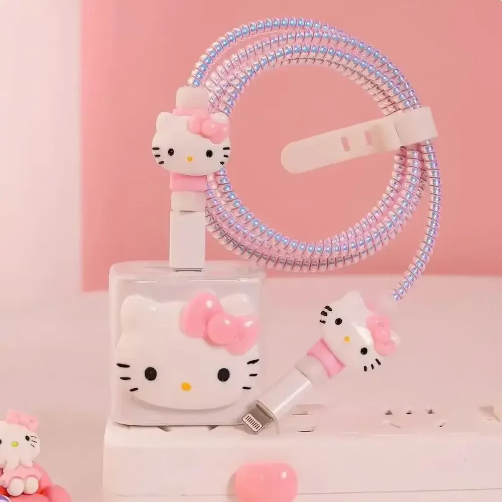 Kitty Cats iPhone Charger Cable Protectors P26